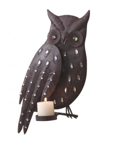 DECORATION MURALE OWL CANDLE