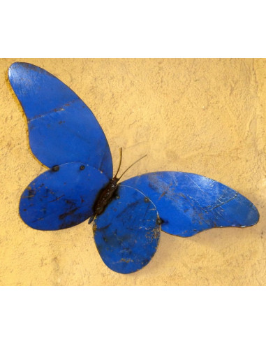ART MURAL papillon bleu