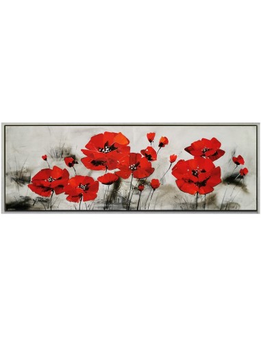TABLEAU TOILE - COQUELICOT ROUGE