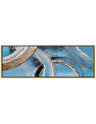 TABLEAU PEINT - GOLD AND BLUE